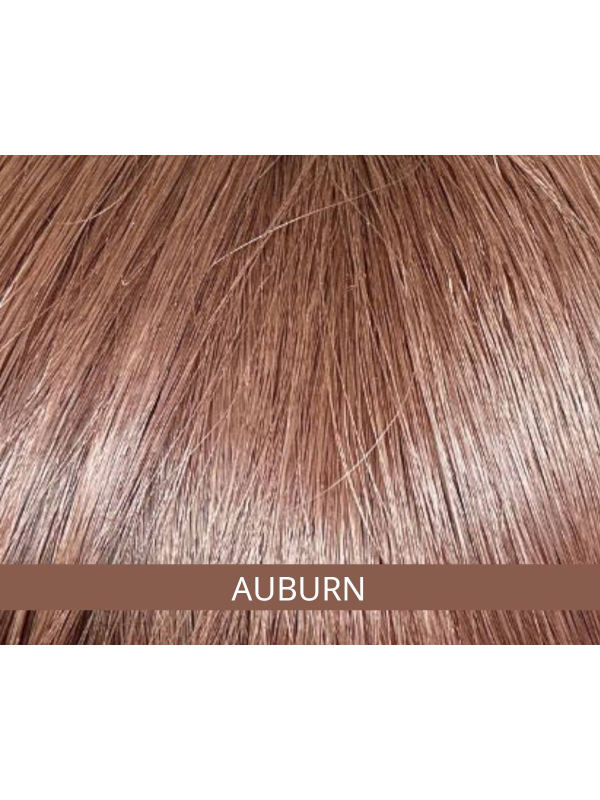 Couronne de cheveux Krownie Bikiwig en fibre synthétique thermo 180°C, effet carré naturel, idéale sous turban, bonnet ou chapea