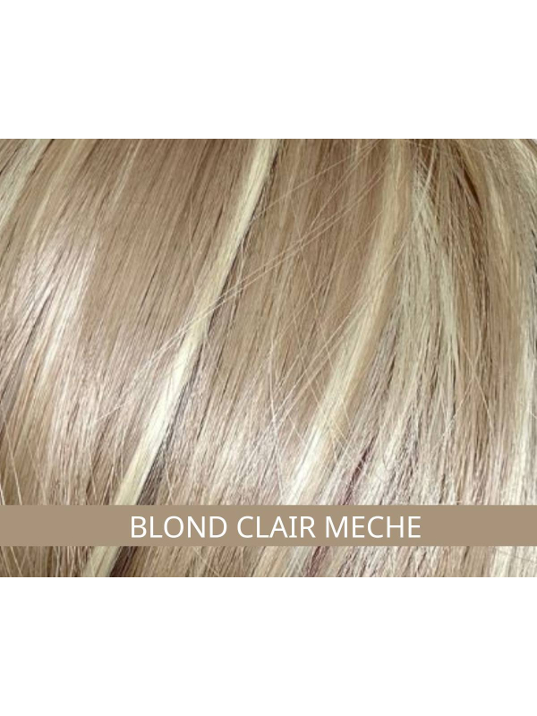 Couronne de cheveux Krownie Bikiwig en fibre synthétique thermo 180°C, effet carré naturel, idéale sous turban, bonnet ou chapea