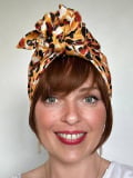 Frange Bangie en fibre synthétique — look naturel, bandeau réglable anti-glisse