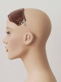 Bandeau sous volumateur anti-dérapant et ajustable, doux pour cuir chevelu sensible, à porter sous perruque ou volumateur.