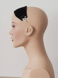 Bandeau sous volumateur anti-dérapant et ajustable, doux pour cuir chevelu sensible, à porter sous perruque ou volumateur.