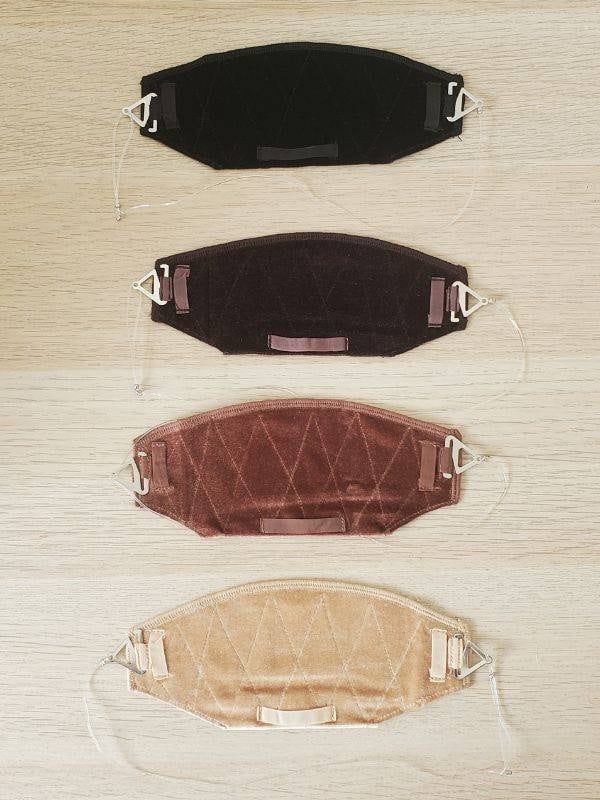 Bandeau sous volumateur anti-dérapant et ajustable, doux pour cuir chevelu sensible, à porter sous perruque ou volumateur.