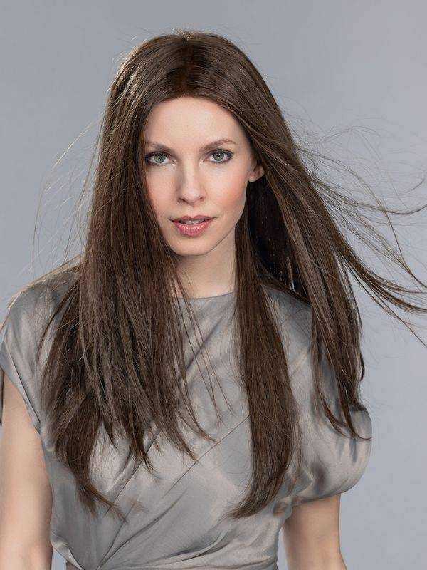 Découvrez Diamond Mono — perruque longue 100% Remy Hair, discrète et coiffable