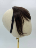 Frange Bangie Bikiwig en fibre synthétique : effet cheveux naturel, bandeau réglable anti-glisse, résistante à la chaleur 150-18