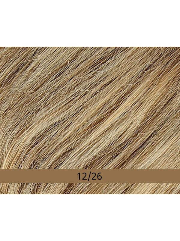 Perruque Ginger Mono Lace Small Gisela Mayer : coupe courte effilée, mono lace discret, volume naturel, taille 52-53 cm.