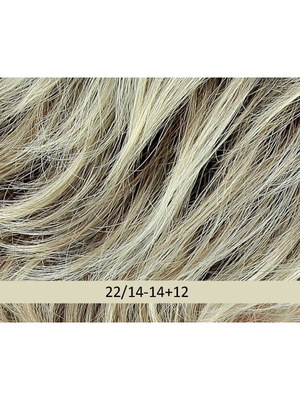 Perruque Gisela Mayer Kiwi Mono Lace Small courte ondulée, lace front invisible, taille S 52–54 cm