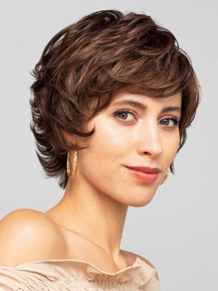 Riva Mono Lace Small — coupe courte effilée, jolie frange (petite taille 52–53 cm)