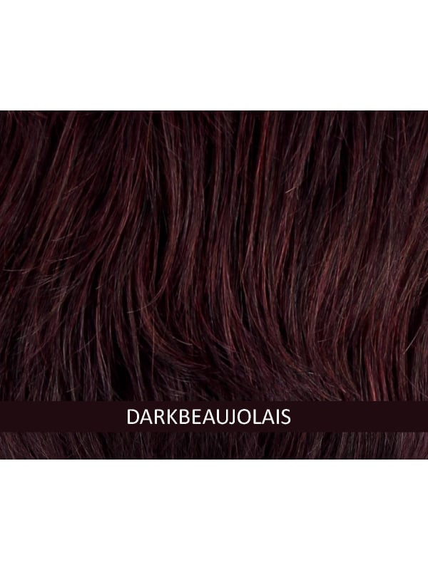 Perruque Mia Mono Large Gisela Mayer : coupe courte classique, volume naturel, frange effilée, grande taille 58–60 cm.