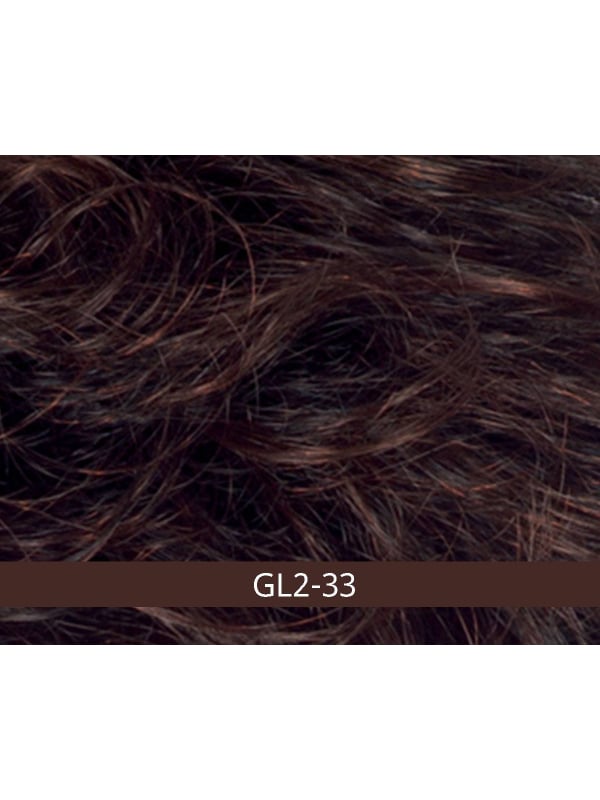 Perruque Mia Mono Large Gisela Mayer : coupe courte classique, volume naturel, frange effilée, grande taille 58–60 cm.