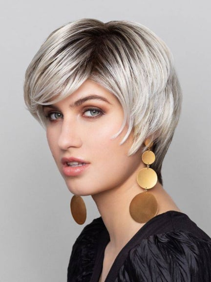 Extreme Young Mono Lace Small — perruque courte naturelle, bordure frontale, taille 52-54 cm