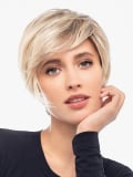 Perruque Super Clic Small Gisela Mayer, coupe asymétrique chic, taille 52-54 cm, fibre synthétique mémoire de forme, effet natur