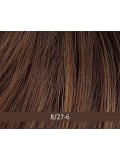 Perruque Hi Flirt Large Gisela Mayer : coupe courte asymétrique, grande taille 57,5 cm, fibre synthétique thermo 150°C