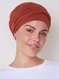 Turban Viva Twin Set Christine Headwear : bonnet + bandeau amovible, coton/viscose, maintien confortable pour alopécie et chimio