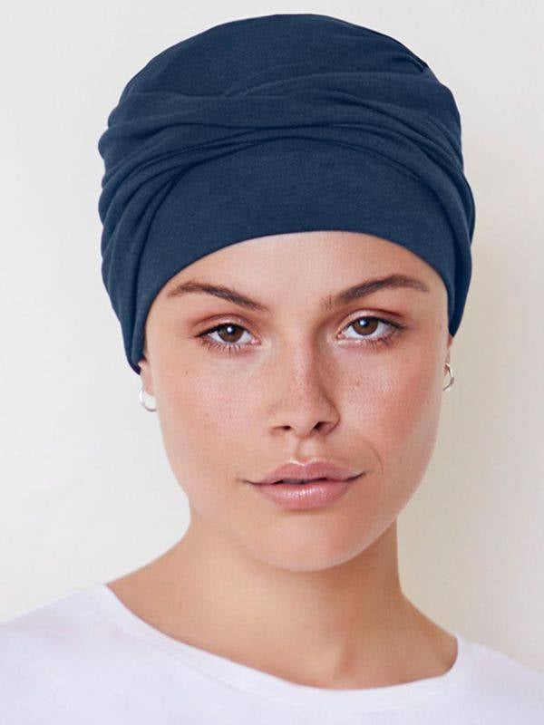 Bonnet turban Viva Câlin Christine Headwear en coton/viscose, doux et respirant, pour cuir chevelu sensible (alopécie, chimio).