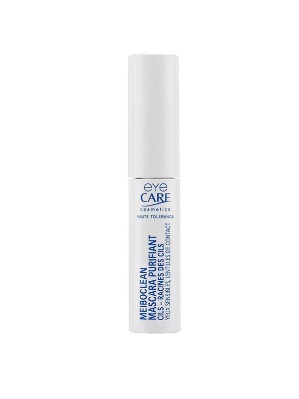 Meiboclean Eye Care : mascara purifiant pour l’hygiène des cils et du bord des paupières, brosse coton douce, yeux sensibles.