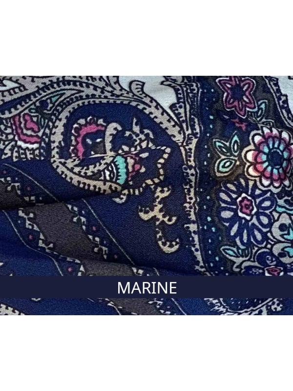 Bandeau Jane MM Paris à motifs tendance, taille unique, idéal pour habiller un bonnet uni comme le turban Lola