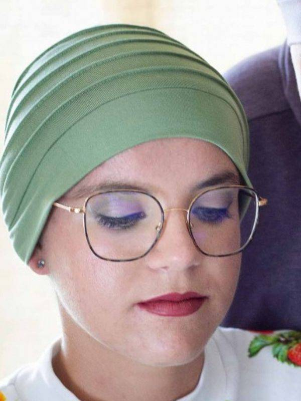 Turban Lola Doublé MMParis en fibre de bambou, plissé, doublé, ultra doux et respirant