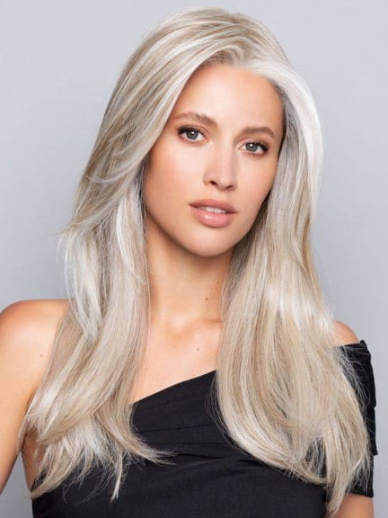 Perruque Nature Deluxe Long : cheveux ultra-longs lisses, bordure frontale invisible