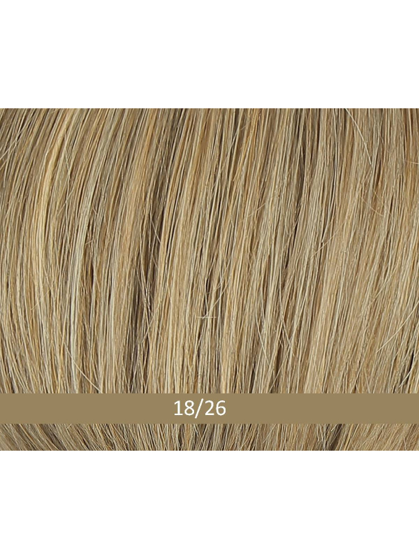 Perruque Duo Fiber Abbey - mi-longue, 30% cheveux naturels, bordure frontale invisible