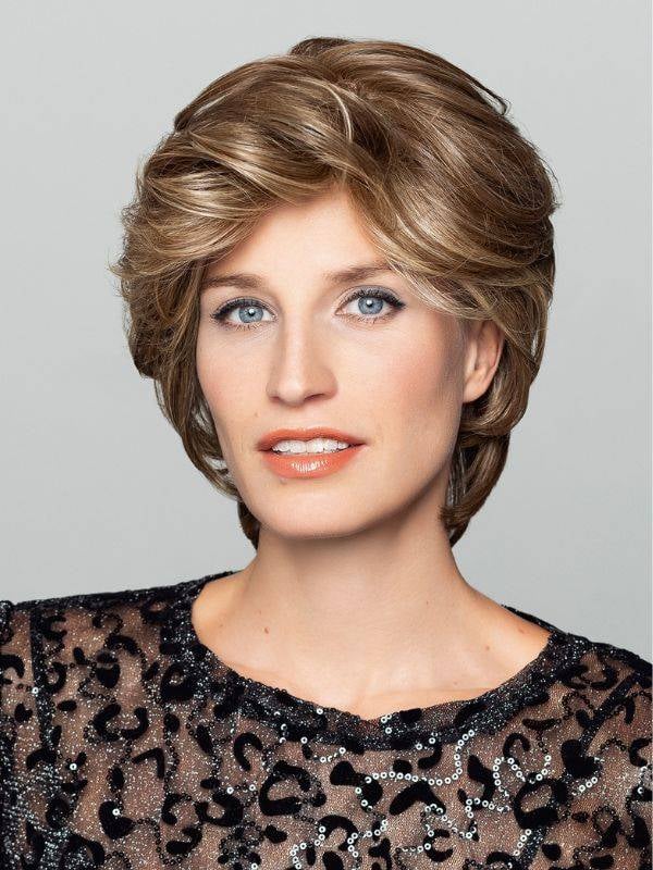 Duo Fiber Kylie — perruque courte 30% Remy, coiffable et bordure frontale invisible