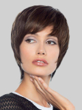 Duo Firenze — perruque courte 30% cheveux Remy, bordure frontale invisible