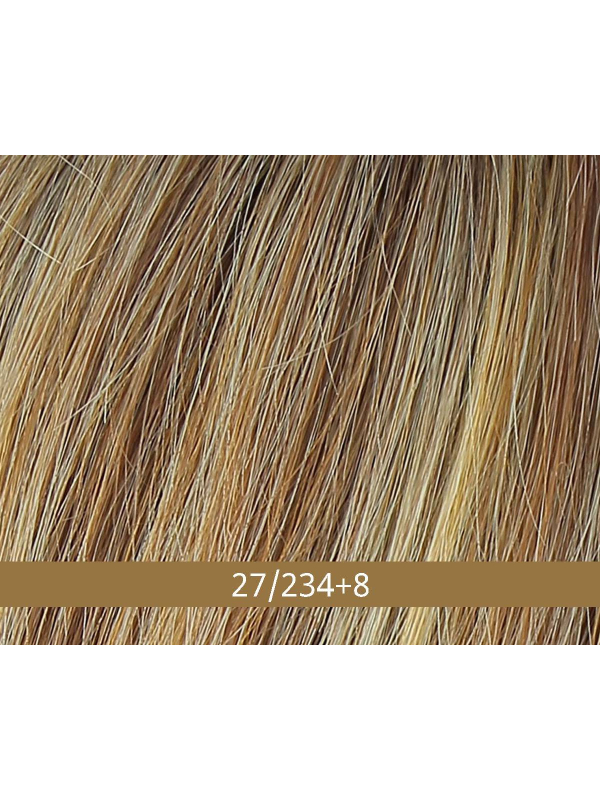 Découvrez Duo Lady — perruque mi-longue, mèches rebelles, 30% Remy Hair, confort médical