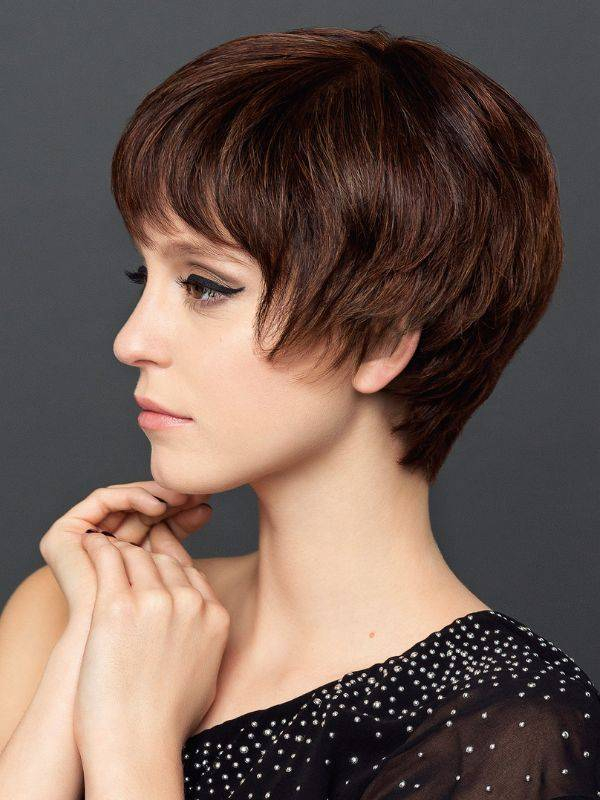 Duo Premiere - perruque courte 30% Remy, bordure frontale invisible, volume élégant