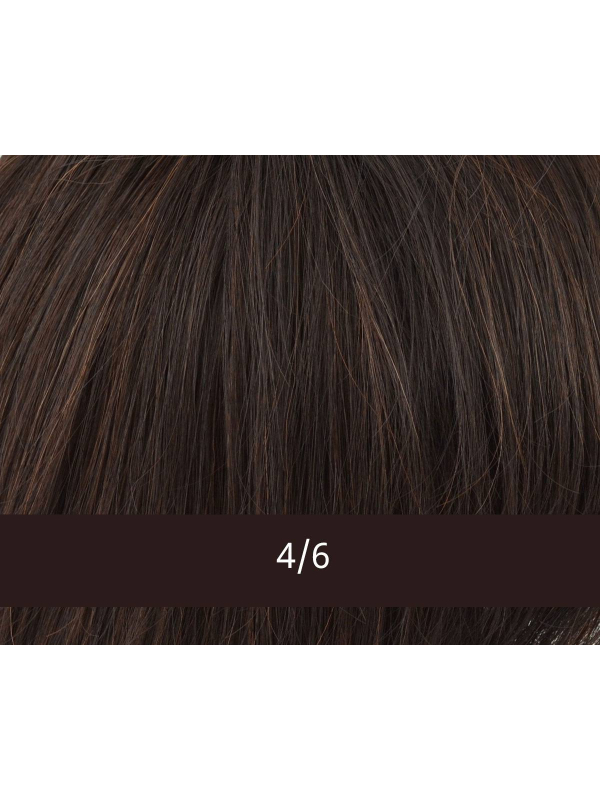 Perruque Carley Mono Top : carré mi-long droit et frange effilée, effet naturel, idéale pour camoufler l’alopécie.