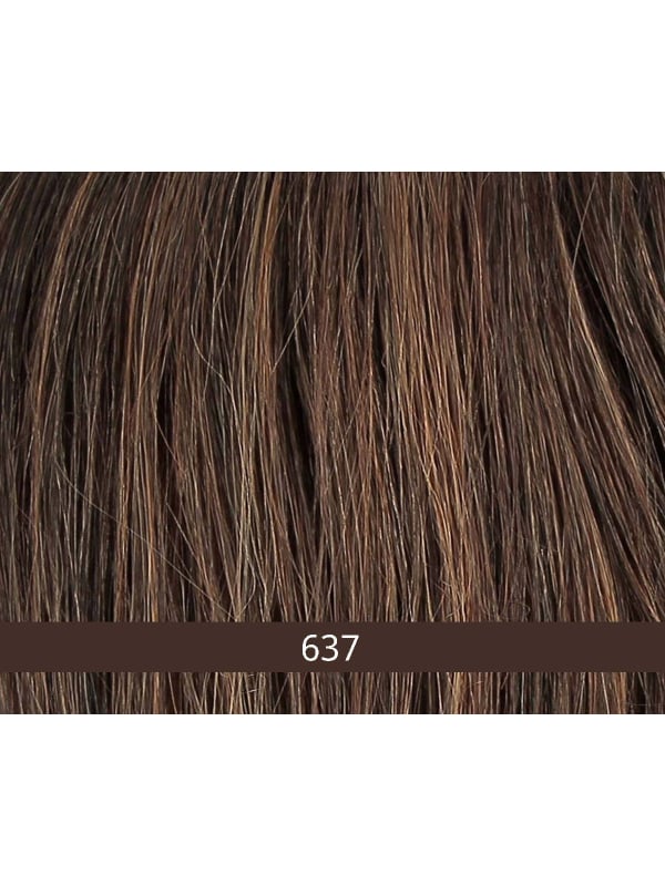 Perruque Carley Mono Top : carré mi-long droit et frange effilée, effet naturel, idéale pour camoufler l’alopécie.