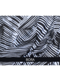 Turban Liz Rosette La Vedette en viscose, foulard fixé sur bonnet : tenue anti-glisse, nouages multiples, doux pour cuir chevelu