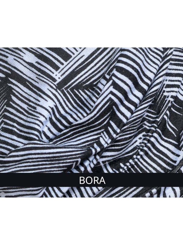 Turban Liz Rosette La Vedette en viscose, foulard fixé sur bonnet : tenue anti-glisse, nouages multiples, doux pour cuir chevelu
