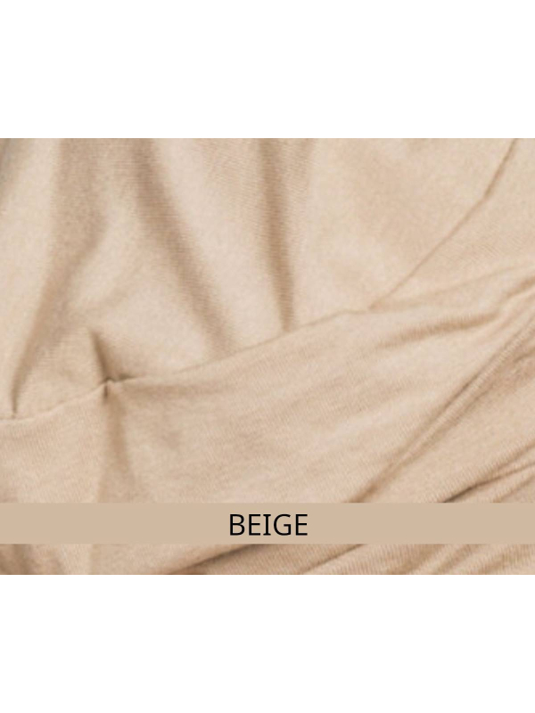 Bonnet chimio Marlene Uni Rosette La Vedette en viscose, sans coutures, effet volume, idéal cuir chevelu sensible