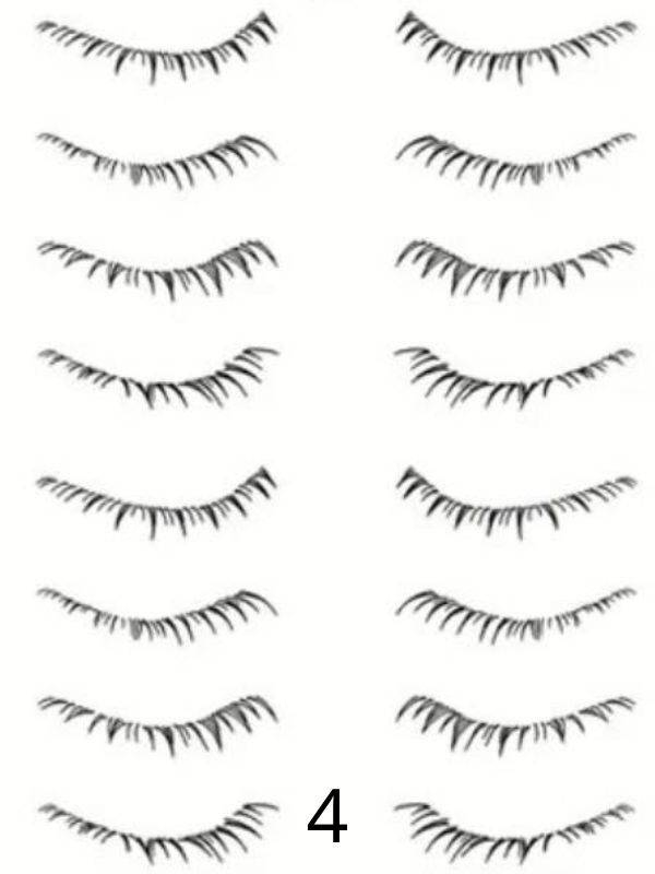 Tatouages cils autocollants pour cils inférieurs : effet naturel, pose à l’eau en 3 secondes, waterproof et longue tenue.