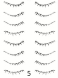 Tatouages cils autocollants pour cils inférieurs : effet naturel, pose à l’eau en 3 secondes, waterproof et longue tenue.