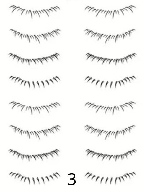 Tatouages cils autocollants pour cils inférieurs : effet naturel, pose à l’eau en 3 secondes, waterproof et longue tenue.