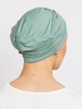 Bonnet chimio Marlene Uni Rosette La Vedette en viscose, sans coutures, effet volume, idéal cuir chevelu sensible