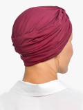Bonnet chimio Sophia Rosette La Vedette : turban à boucle, volume naturel, viscose douce et respirante, maintien toute la journé