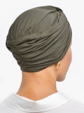 Bonnet chimio Sophia Rosette La Vedette : turban à boucle, volume naturel, viscose douce et respirante, maintien toute la journé