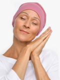 Bonnet chimio de nuit Pipa Rosette La Vedette en viscose, doux et respirant, sans coutures ni élastique