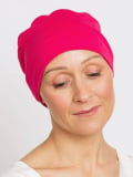 Bonnet chimio de nuit Pipa Rosette La Vedette en viscose, doux et respirant, sans coutures ni élastique