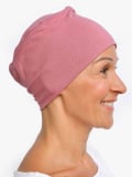Bonnet chimio de nuit Pipa Rosette La Vedette en viscose, doux et respirant, sans coutures ni élastique