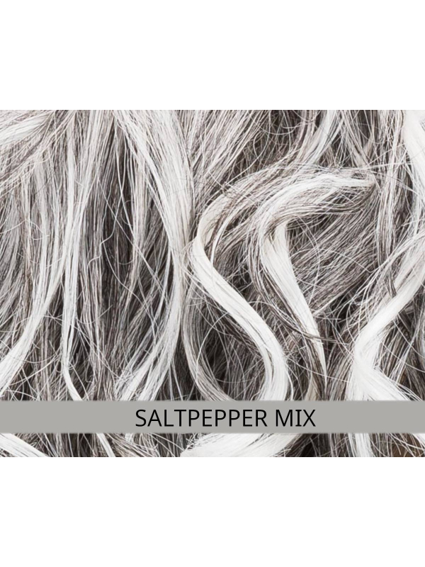 Heaven Mono Part - perruque longue bouclée, fibre résistante jusqu'à 130°C