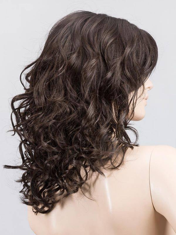 Heaven Mono Part - perruque longue bouclée, fibre résistante jusqu'à 130°C