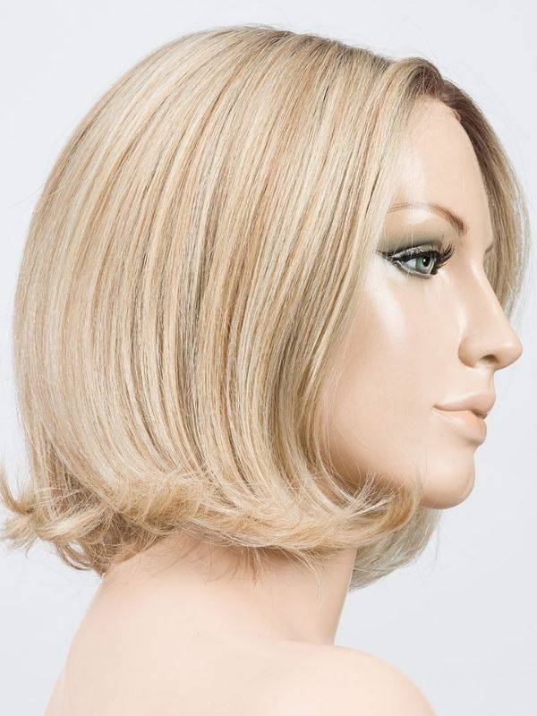 Perruque Ellen Wille Elegance Mono : carré long 18–28 cm, raie au milieu, Prime Hair coiffable 160°C, bordure invisible.