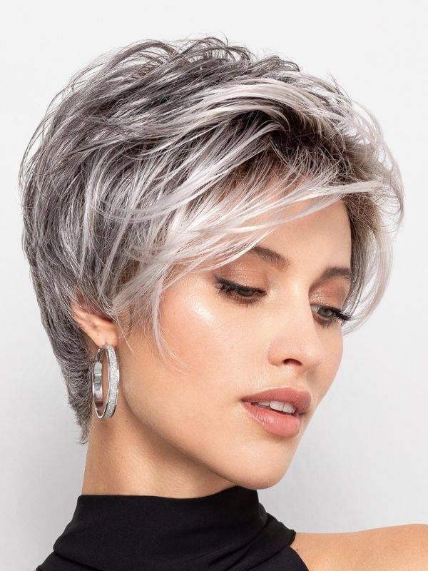 Perruque Sun Lizzy — coupe courte asymétrique, look naturel et séduisant