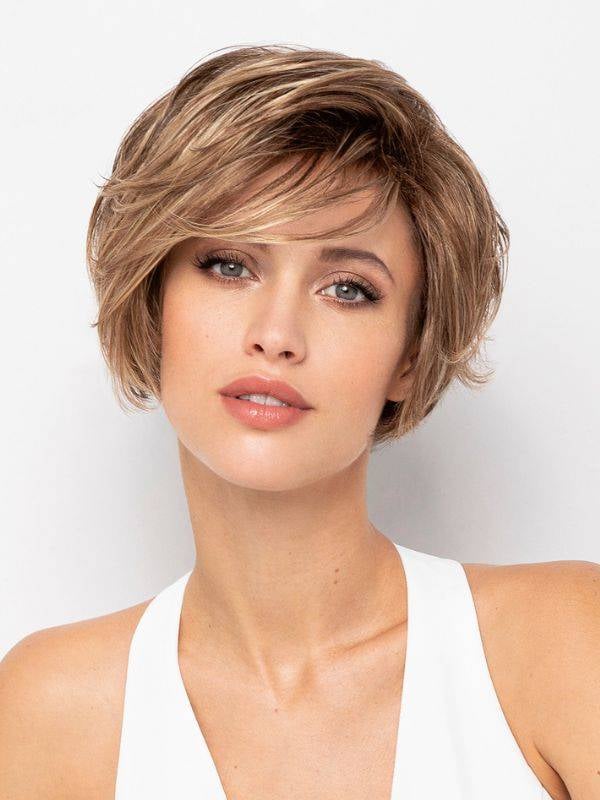 Perruque Sun Vicky Gisela Mayer : coupe courte asymétrique, volume incroyable, look élégant et camouflage discret de l’alopécie