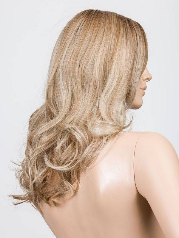 Perruque Diva Mono Part Ellen Wille — longues boucles aériennes, tulle cinéma extra‑large