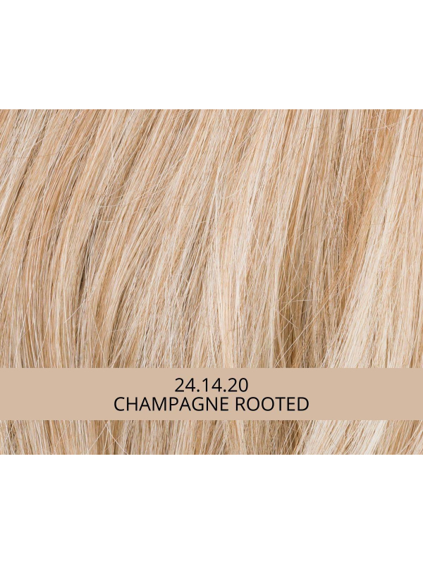 Perruque Diva Mono Part Ellen Wille — longues boucles aériennes, tulle cinéma extra‑large