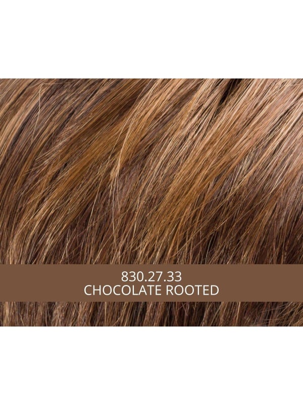 Perruque Elan Ellen Wille : coupe pixie courte, frange asymétrique, fibre thermorésistante et mini lace frontale