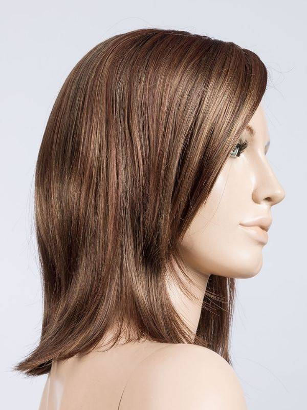 Perruque Flirt Mono Part : carré souple, frange latérale et bordure invisible extra longue